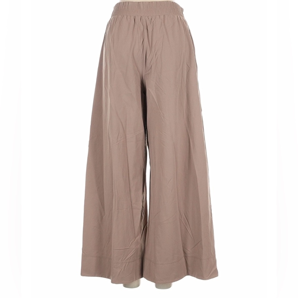 Lululemon Stretch Woven High-Rise Wide-Leg Cropped Pant in  "Taupetastic" Sz M - Picture 3 of 7